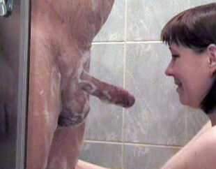 This duo knows the meaning of showering foreplay,